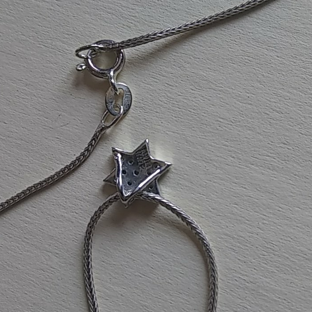 Gorgeous 925 Solid Silver Necklace - image 3